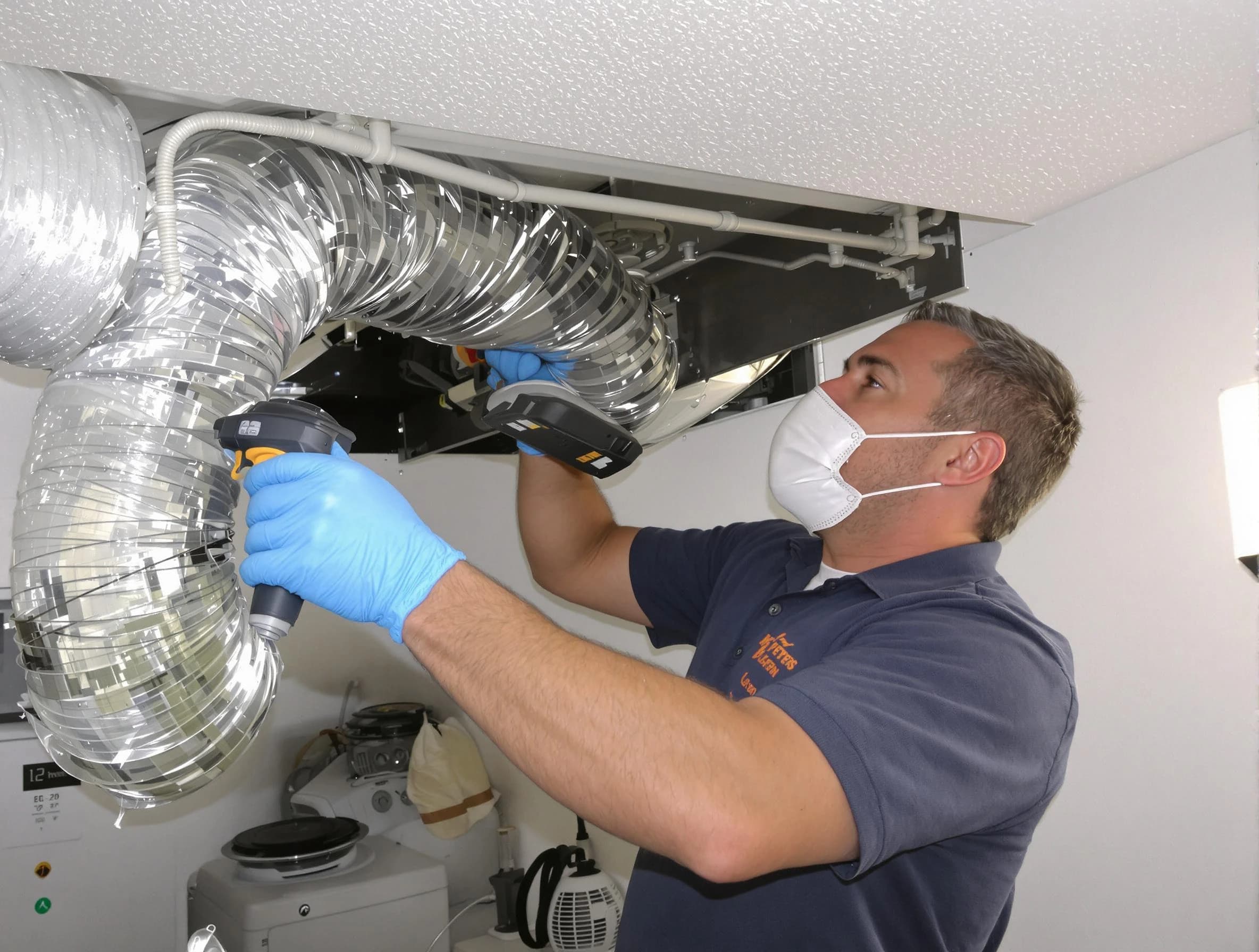 Randolph Dryer Vent Cleaning professional performing thorough residential dryer vent cleaning in Randolph